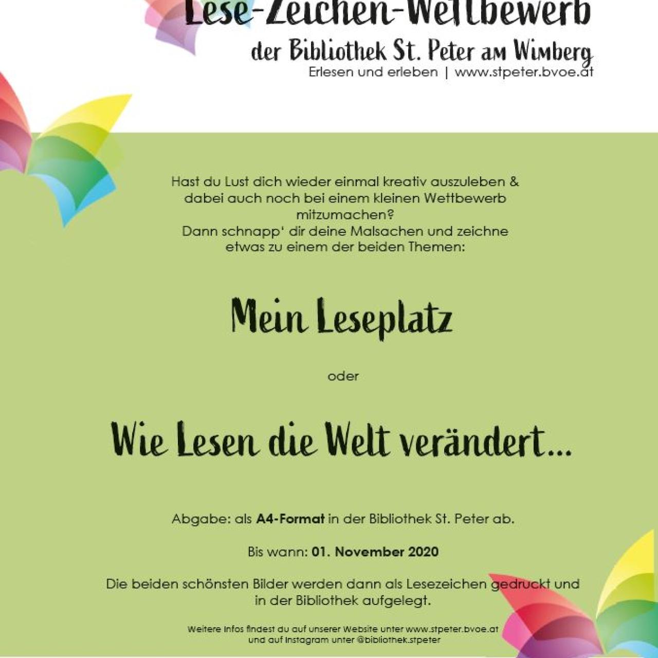 Plakat Zeichenwettbewerb